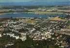 CPSM. DIVONNE LES BAINS. VUE AERIENNE DE LA STATION. - Divonne Les Bains