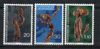 LIECH40 - LIECHTENSTEIN 1972 : Sculture Serie N. 513/15  *** - Ungebraucht