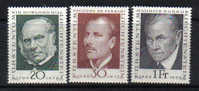 LIECH47 - LIECHTENSTEIN 1968 : Pionieri Serie N. 451/53  *** - Ungebraucht