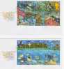 Christmas Island 2006  Coral Reef X 2 Covers FDC - Christmaseiland