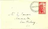 NZ052 / Jugendlicher Bergsteiger Auf Inlandbrief 1937 - Lettres & Documents