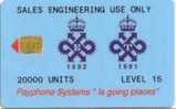 20000u LEVEL 15 SALES ENG. USE QUEENS AWARD - Zu Identifizieren