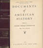 Documents Of American History - Etats-Unis