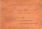 FRANCE LETTRE TOMBEE EN REBUT ET OUVERTE CONFORMEMENT A LA LOI OBLITERATION LIBOURNE 23/01/1970 - Covers & Documents