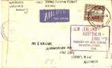 NZ070 / Erstflug UK,Cachet 1940,Zensur.Marke HMS Britomart (First Flighht) - Cartas & Documentos