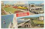 Eastbourne , Sussex: Esplanade Gardens, & Pier, Beachy Head( Phare), King Edward Walk; + Flamme" Ronnie Corbett Theatre" - Eastbourne