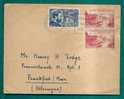 UPU - FRANCE - VF COVER MARSEILLE To FRANKFURT - Yvert # 782 (pair) UPU Congrés + 1015 ( Deville  ALUMINIUM Inventeur) - U.P.U.