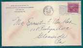 USA - OHIO RIVER CANALIZATION - 1929 MARGINAL IMPERFORATE TWO SIDES On COVER From EVANSVILLE  To GLENSIDE - Cartas & Documentos