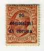 1919 - Trento E Trieste - 10 Cent. Di Corona - C_ - Trente & Trieste