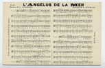 I5 - Partition De L'ANGELUS DE LA MER - Thèmes Musique - Mer - Chant - Muziek