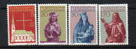 LIECH56 - LIECHTENSTEIN 1966 : Chiesa Di Vaduz Serie N. 418/21  *** - Unused Stamps
