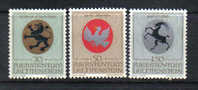 LIECH61 - LIECHTENSTEIN 1969 : Stemmi Serie N. 462/64  *** - Ungebraucht