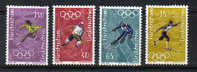 LIECH65  - LIECHTENSTEIN 1971 : Olimpiadi Serie N. 494/497  *** - Ungebraucht