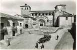 CPA Cantabria (Santander) Santillana Del Mar La Colegiata Charette De Foins Tirée Par Boeufs Glacee  BE - Cantabria (Santander)