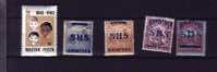 HONGRIE SURCHARGES SHS EN * A Vous De Determiner Le Filigrane Ou L'année De 1888 à 1898/1899? Donc La Dentelure - Unused Stamps