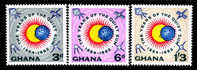 GHANA - Yvert - 156/58** - Cote 1 € - Climat & Météorologie