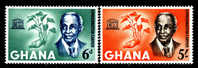 GHANA - Yvert - 178* - 180* - Cote 1.95 € - UNESCO