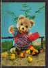 TH Ours En Peluche, Coq, Poules, Poussins, Ouson, Teddy Bear, Ed Kruger, CPSM 10x15, 196? - Bears