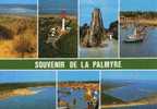 CPSM. LA PALMYRE.LES MATHES. 7 VUES. - Les Mathes