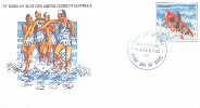 AUSTRALIA : 1981 : Post. Stat. : SAUVETEURS,RESCUERS,MER,SEA,SURFING,LIFEBOAT, - Swimming