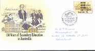 AUSTRALIA : 1982 : Post. Stat. : SCHOOL,SECONDARY EDUCATION,ECOLE,ENSEIGNEMENT,HABILLEMENT,CLOTHES, - Postal Stationery