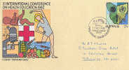 AUSTRALIA : 1982 : Post. Stat. : HEALTH,BABY,FOOD,FRUIT,RED CROSS,MICROSCOPE, - Postal Stationery