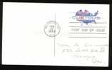 FDC U.S. Customs Postal Card - Feb 22, 1964 - 1961-1970