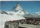 Schweiz - Switzerland - Suisse  : Trockener Steg Bei Zermatt - Terasse Restaurant Glacier Theodul - Matt