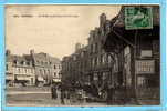 LOUDEAC --  Les Halles Et La Place Au Fil En 1909 - Loudéac