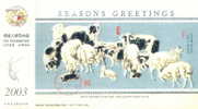 Sheep Goat ,    Pre-stamped Card , Postal Stationery - Boerderij