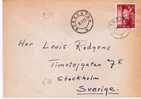 Nor135a/- NORWEGEN -  Erzbistum Trondheim 1953 - Storia Postale