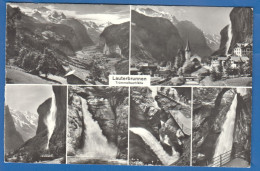 Schweiz; Lauterbrunnen, Trümmelbachfälle; Mehrbildkarte - Lauterbrunnen
