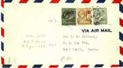 LEE011b / LEEWARD IS: -  Erstflug USA 1929 Mit Georg V - Leeward  Islands