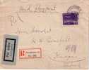 SUEDE-PAR AVION LETTRE RECOMMANDEE POUR LA FINLANDE DE STOCKHOLM 21 -B- LE 15-5-1934 - Cartas & Documentos