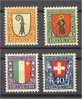 SWITZERLAND, PRO JUVENTUTE 1923, NEVER HINGED SET ** - Unused Stamps