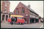 Llanidloes - Llangurig Royal Mail Postbus At Market Hall Llanidloes Montgomery Wales - Ref B137 - Montgomeryshire