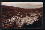 Early Real Photo Postcard Aerial General View Llangollen Denbigh Wales - Ref B138 - Denbighshire