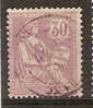 FRANCE    OB  YT  N°  128  COTE  17€ - 1900-02 Mouchon