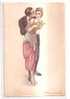 7065)cartolina Illustrata DA S BOMPARD- Donna Con Un Uomo Abbracciati-nuova - Bompard, S.