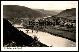 ALTE POSTKARTE ALF-BULLAY AN DER MOSEL 1938 Eisenbahn Railway Chemin De Fer Cpa Postcard Ansichtskarte AK Stempel Kochem - Alf-Bullay