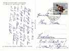 LIE043 / LIECHTENSTEIN -  Skifahrer Am Hang 1956 - Lettres & Documents