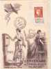 N°841/CARTE POSTALE DU CENTENAIRE OBL.GRILLE DU 1 JUIN 1949 - COTE 85 EURO - ....-1949