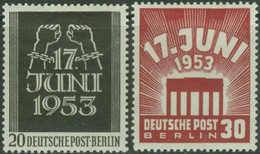 GERMANY (BERLIN)..1953..Michel # 110-111...MLH...MiCV - 50 Euro. - Ungebraucht