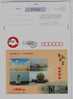 Windmill,seaside Wind Power Plant,China 2007 Dongtai New Year Greeting Advertising Pre-stamped Letter Card - Molens