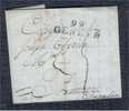 GENEVE, TWO PREPHILATELIC COVERS 1790-1820 (??), DIFFERENT CANCELS - ...-1845 Prephilately