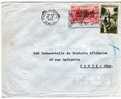 A.O.F: Sénégal 1955 Lettre De Dakar Avec N°39 Et N°42 - Brieven En Documenten
