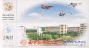 Helicopter, Nanjing University Of Aeronautics And Satronautics, Space Espace   ,   Pre-stamped Card , Postal Stationery - Elicotteri