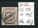 G.B. Victoria  2/6 Shillings     Yv: 86  Fine Used   BIRMINGHAM       SG 178    Cote 140 Pounds - Used Stamps