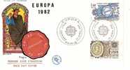 EUROPA / FRANCE FDC 1982 /1 Enveloppe Obliteration  PARIS (Faits Historiques)  Cote 2009  = 2.70  €ur - 1982