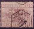 Belgie Belgique CF SP 1 Cote 9.00 € BOUSSU Cachet Hexagonale Stempel - Used